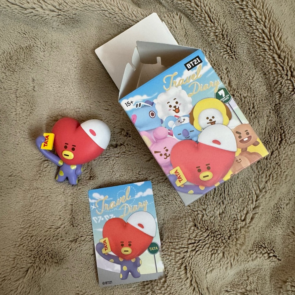 Miniso Travel Diary Series BT21 Blind Box Tata